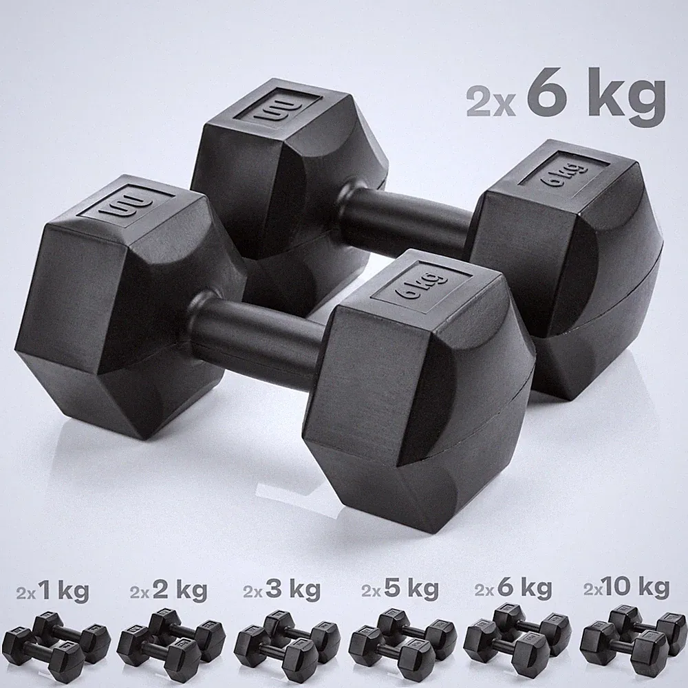 1-10 kg Hantelset Kurzhanteln Gymnastik Hantelstange Sport Fitness Krafttraining
