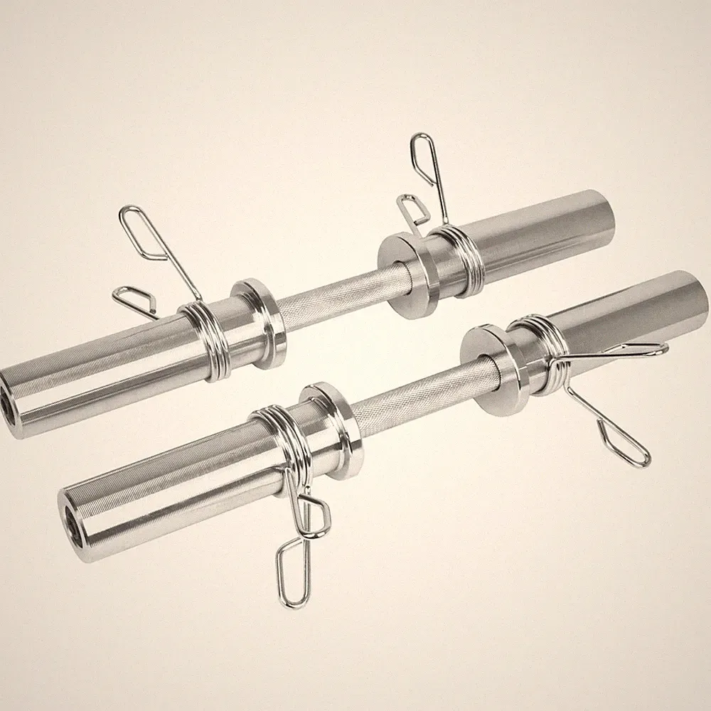 2" Olympia Hantelstange Set & Federhalsbänder Freigewichte Gewichtheben Hantel