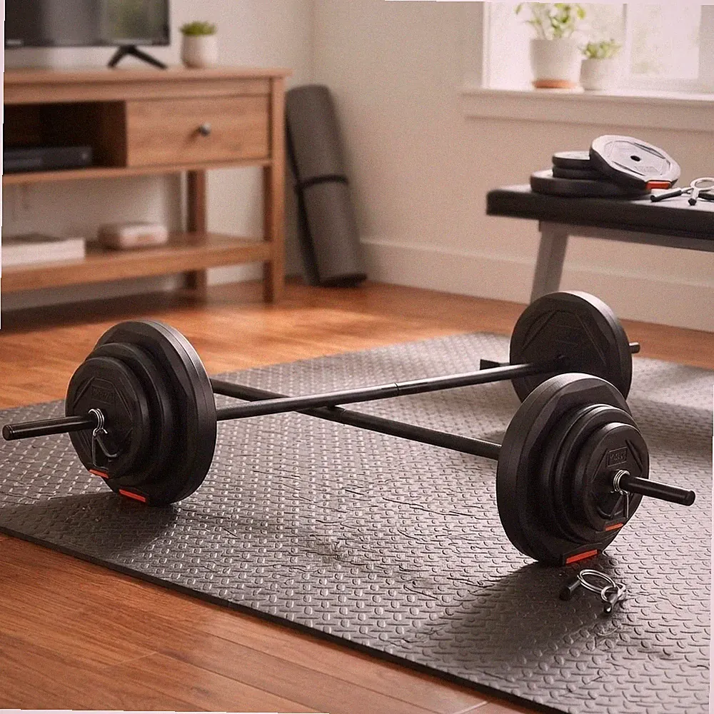 20 kg verstellbare Langhantel Hantel Set - perfekt für Heim & Fitness Krafttraining