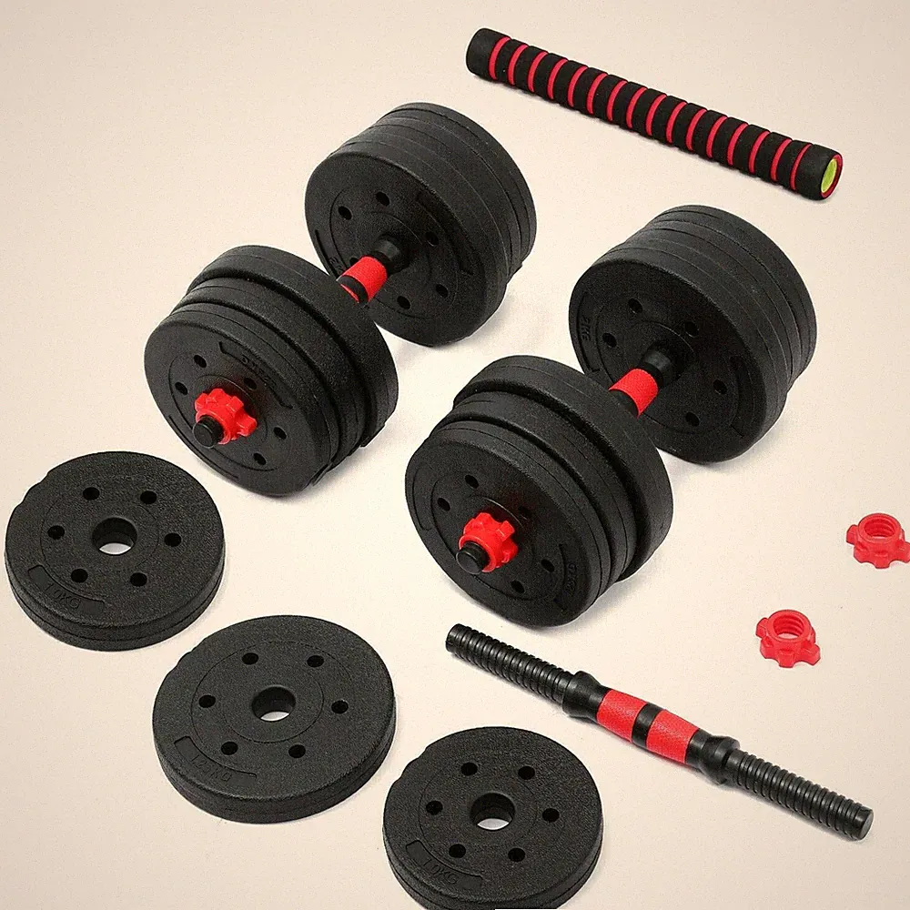 20KG/30kg Hantel Paar Gym Gewichte Langhantel/Hantel Bodybuilding Hantelset