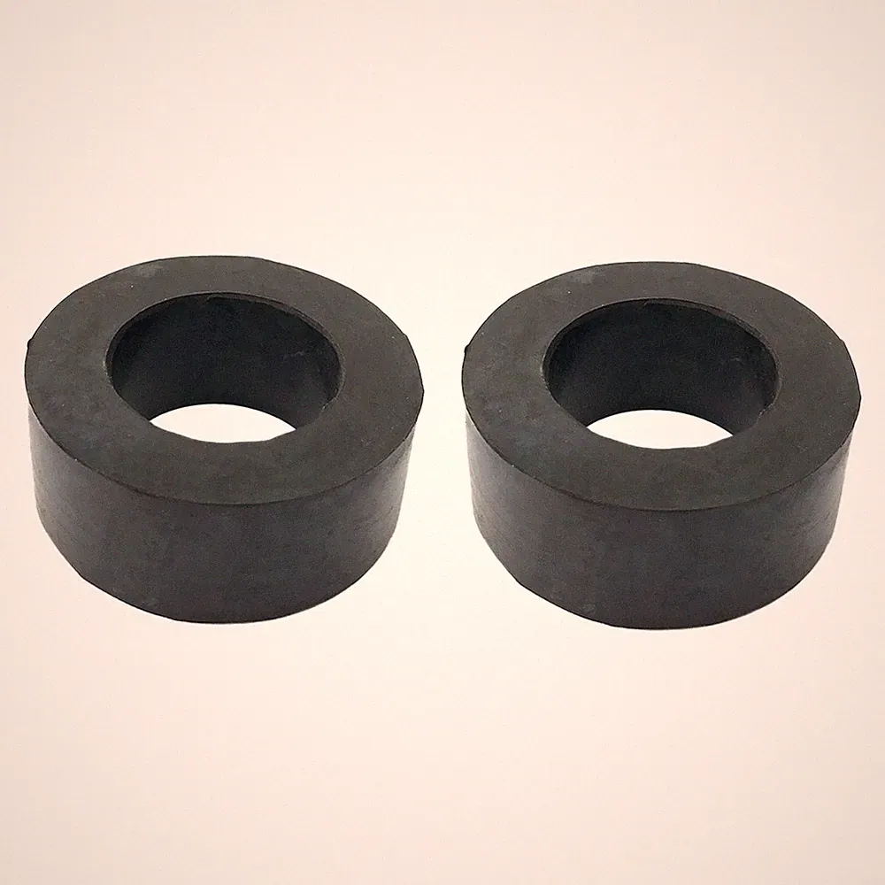 2er Set Hantelscheiben Abstandshalter Gummi