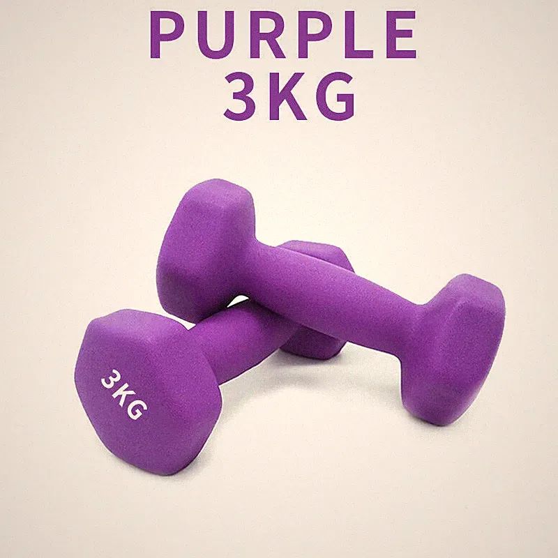 3kg Hantelset Solid Cardio Training Gewicht Fitness Yoga Heim Handtraining PL