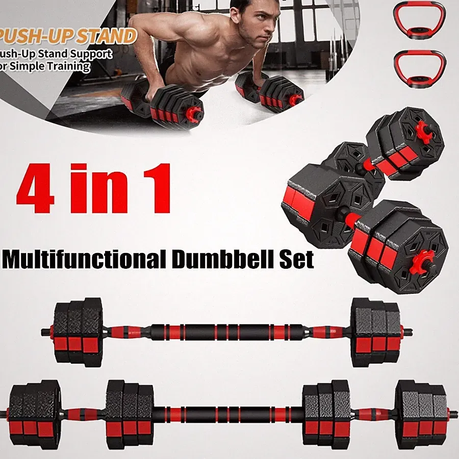 4-in-1 44 LB Verstellbare Hanteln