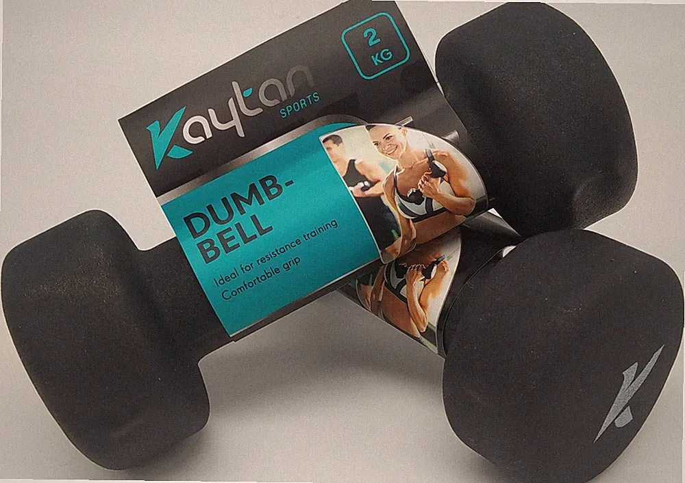 5,75€/Kg Kurzhanteln Damen Hantelset 2 x 2kg Gewichte Fitness Aerobic Hanteln