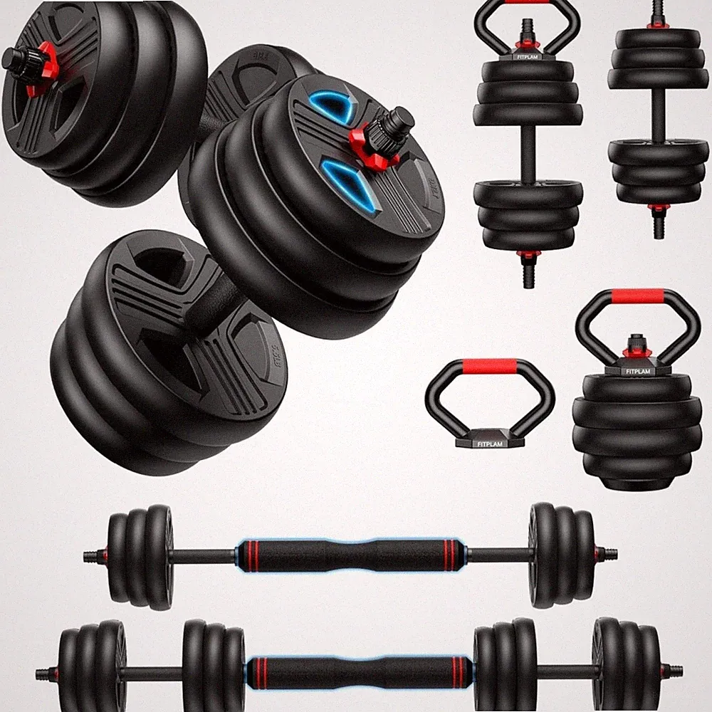 5-in-1 Hantelset Dumbbell, 10kg-40kg Hanteln Verstellbar Set, Kurzhantel Fitness