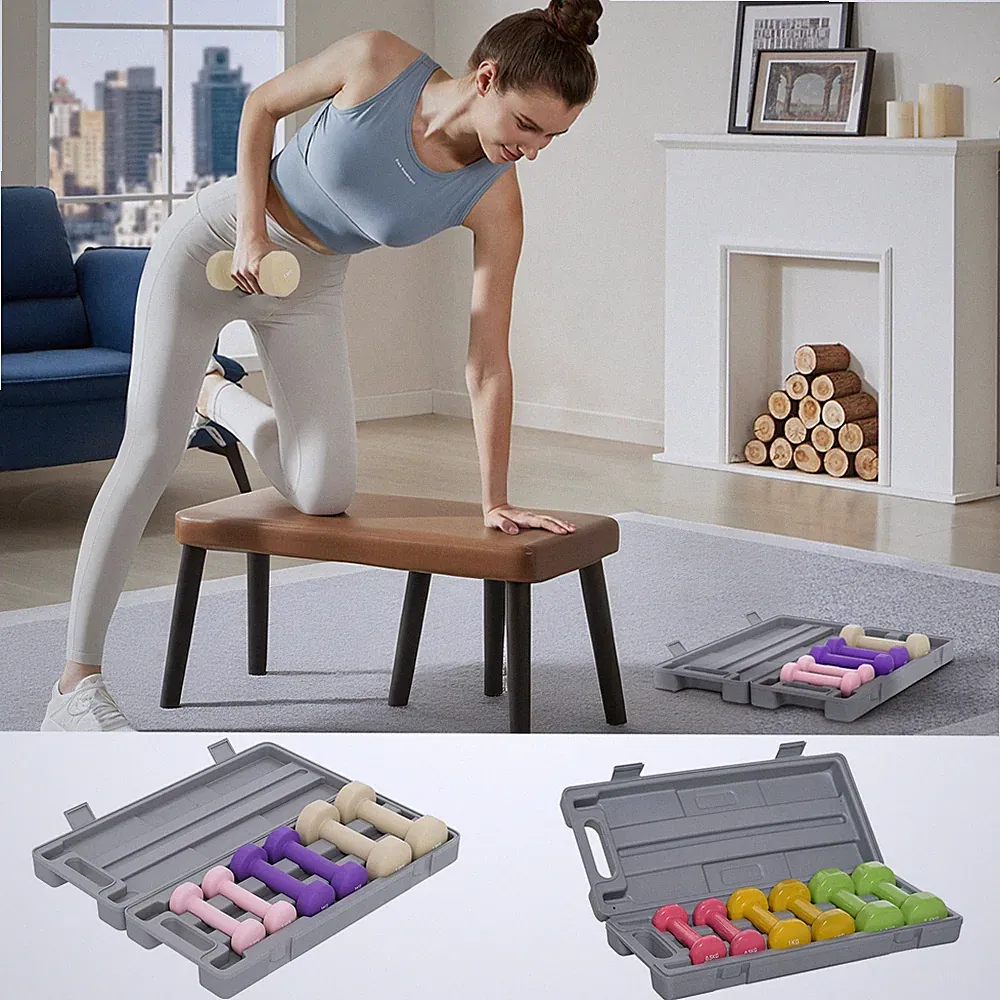 6kg Hantelset, Gewichte Fitnesshanteln für Männer und Frauen Home Gym Workout