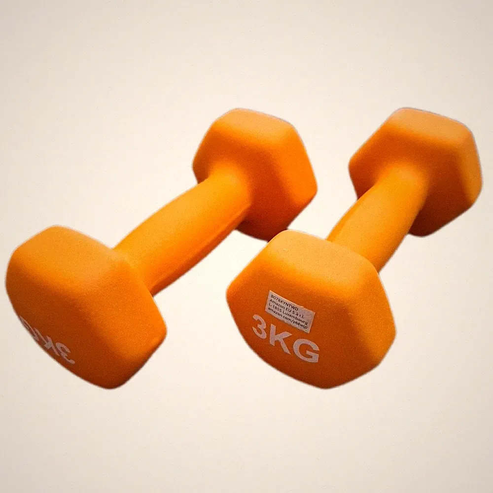 Amazon Basics Neopren Hanteln 2er-Set 2 x 3 kg
