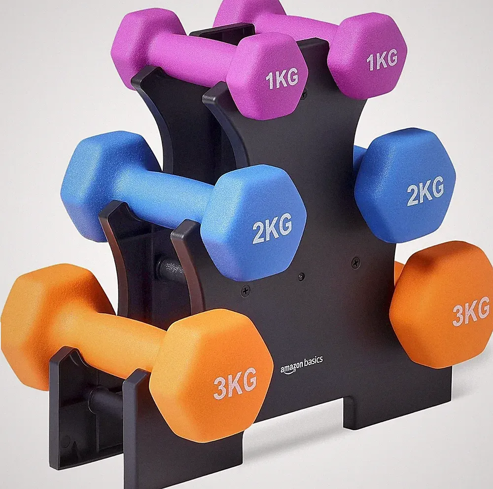 Amazon Basics Neopren Hantelset 3 Paar 1-3 kg