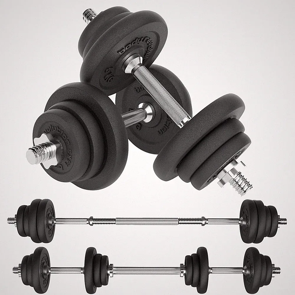 Body Revolution Gusseisen Hantelset 30kg