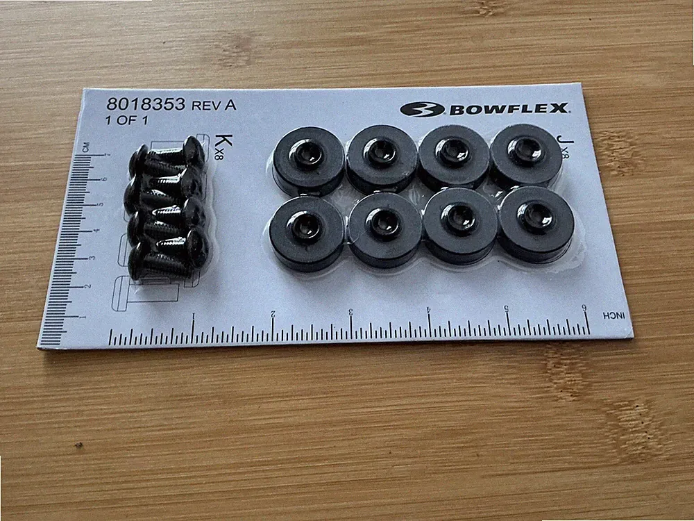 Bowflex Dumbbell 560 Replacement Bumper Set 8018353 Rev A