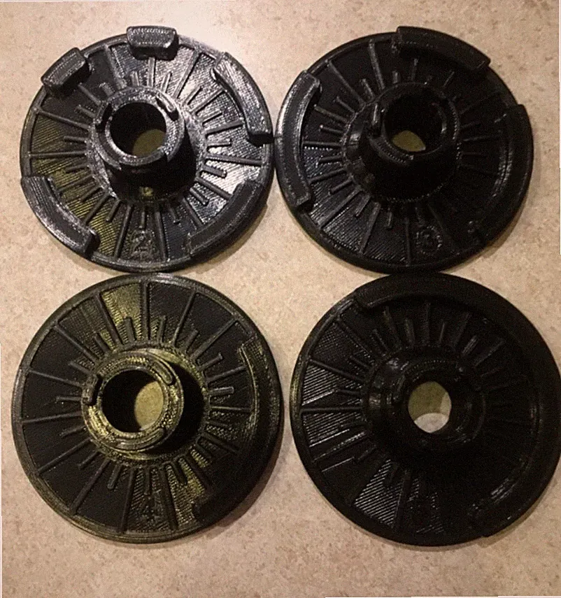 Bowflex Dumbbell Select-tech 552 Series 2 - Disc 2, 3, 4, & 5 (4-Discs) 3D print