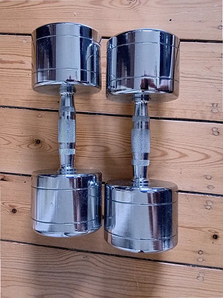 Chromhanteln 12,5 kg Set