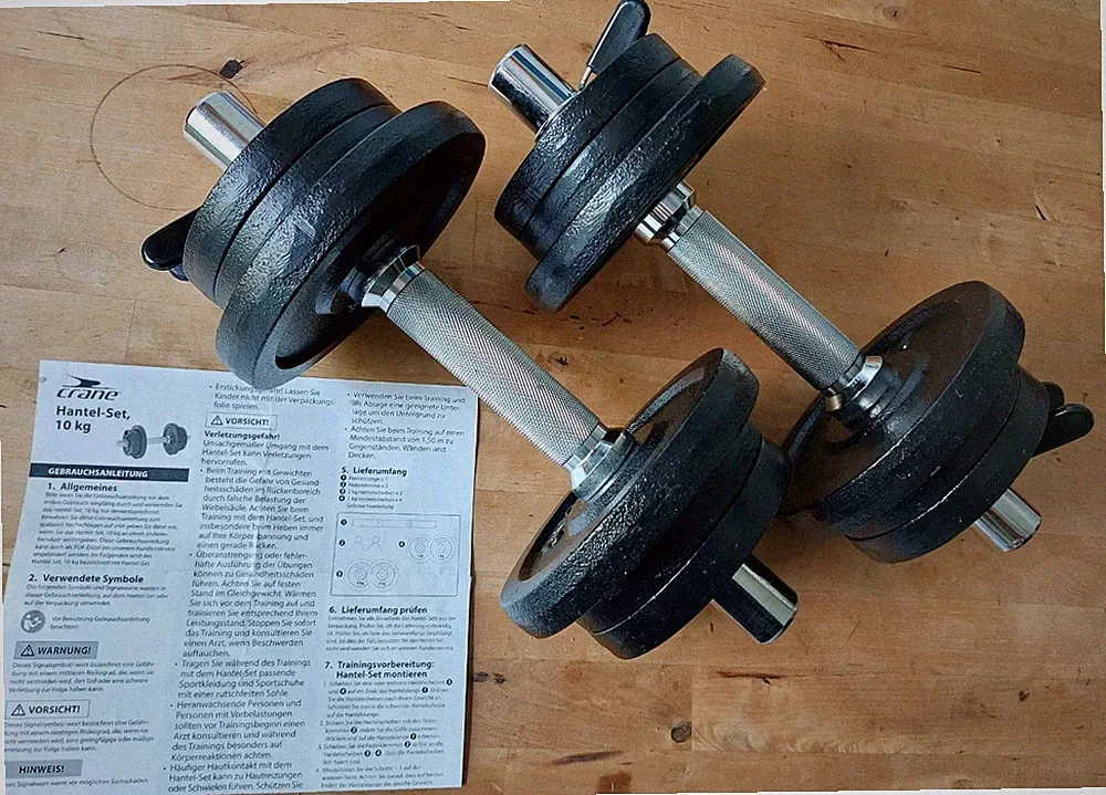 Crane Hantel Set 10 kg