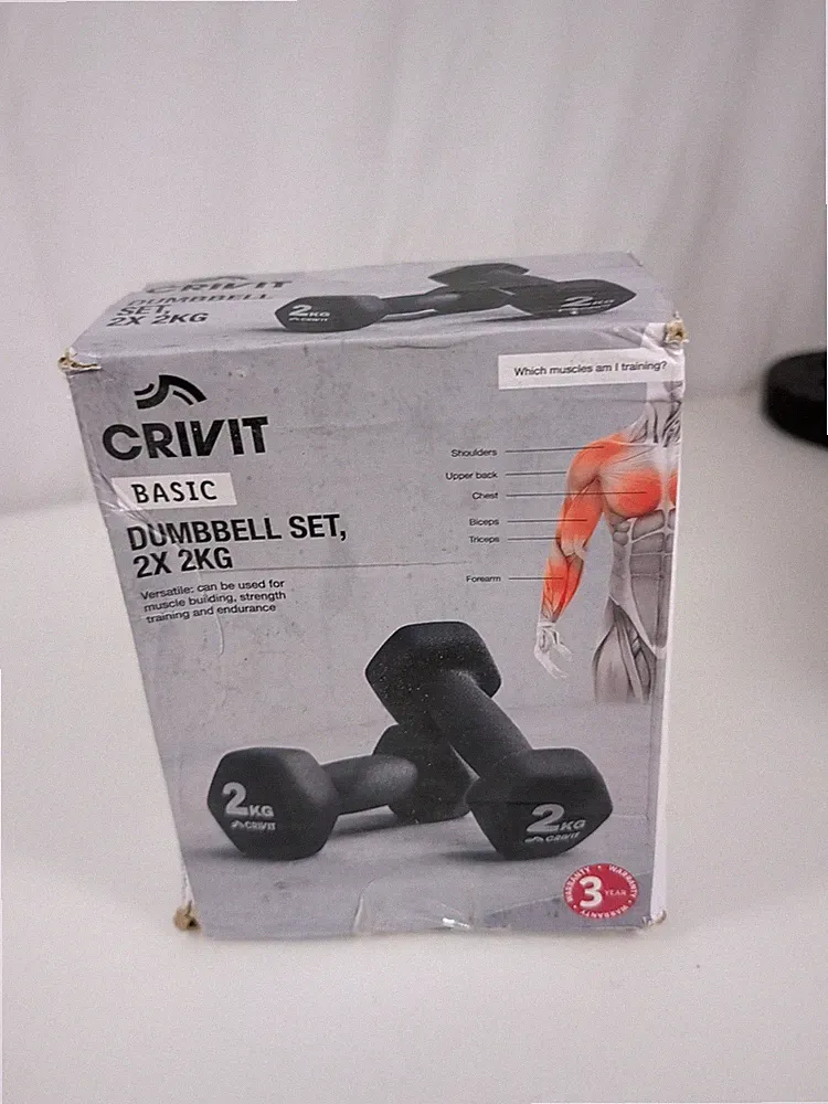 Crivit Kurzhantel-Set 2x2kg