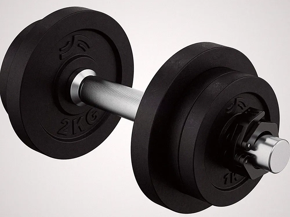 CRIVIT Kurzhantel-Set, mit Stahl-Griff, 10 kg - B-Ware sehr gut