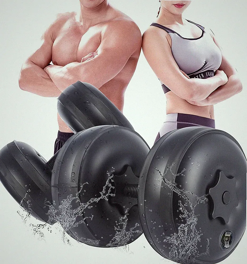 Deiris Wasserhanteln Set - Einstellbare Kurzhanteln für Krafttraining 8-10 kg