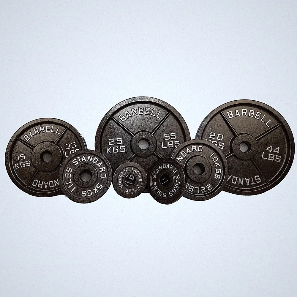 Exersci Premium Retro 2" Gusseisen Hantelscheiben - Gewichtheben 1,25 - 25 kg