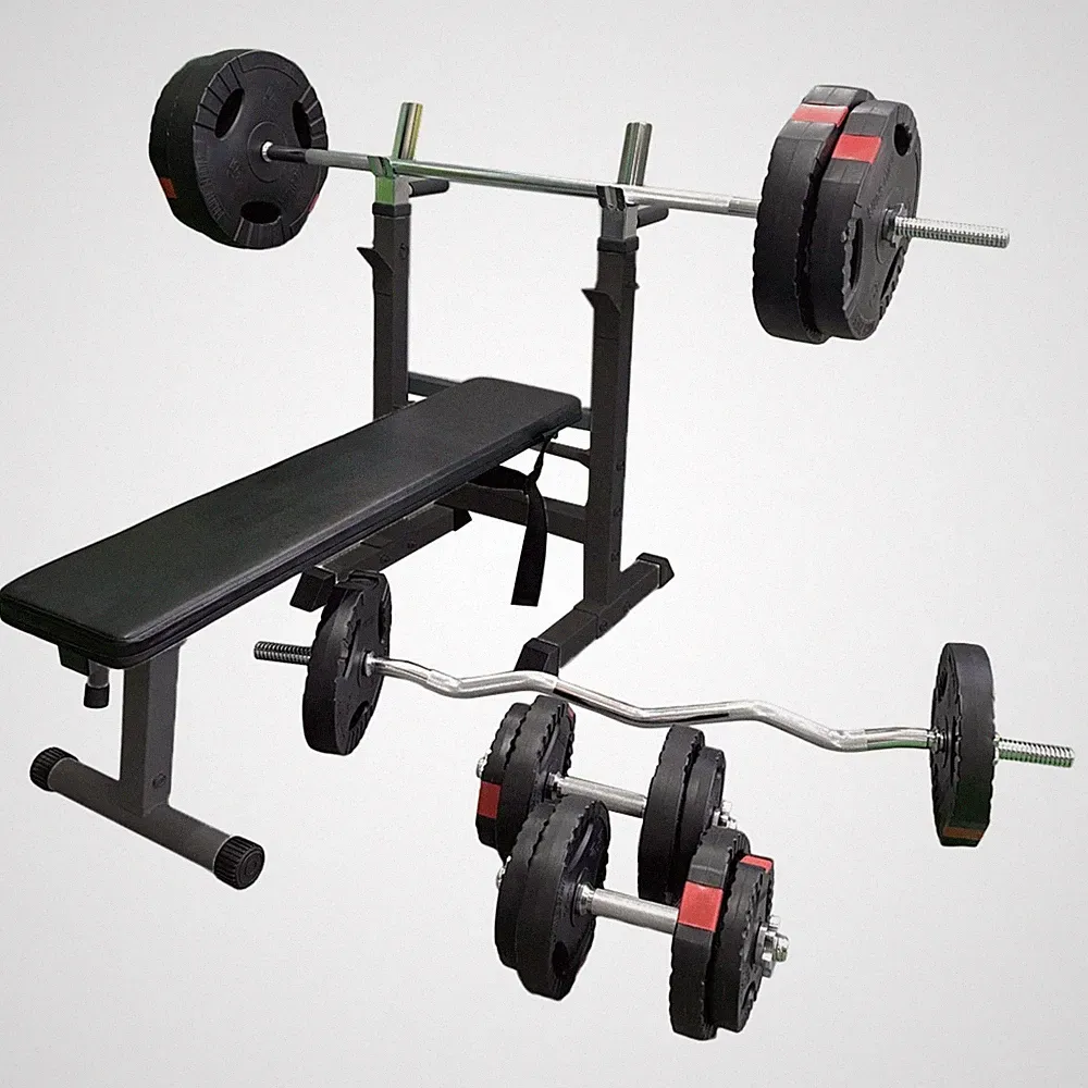 Gorilla Sports Hantelbank Gripper 100 kg