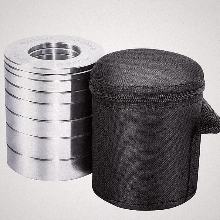 Gorilla Sports Hantelscheiben Set Chrom Olympia 5 kg