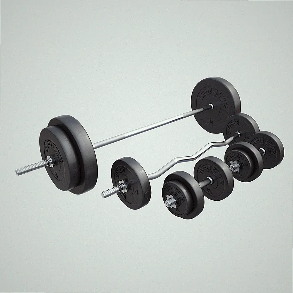 Gorilla Sports Hantelset Kunststoff 100 kg