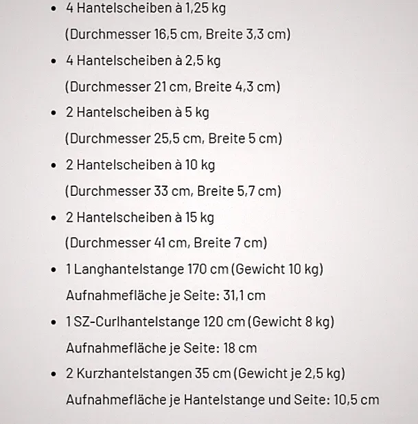 Gorilla Sports Hantelset Kunststoff 100kg