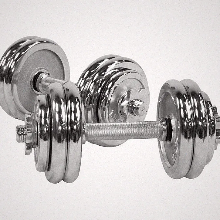 Gorilla Sports Kurzhantel Set Chrom 30 kg