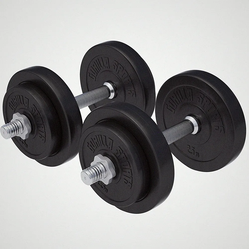 GORILLA SPORTS Kurzhanteln 2er Set 20 kg
