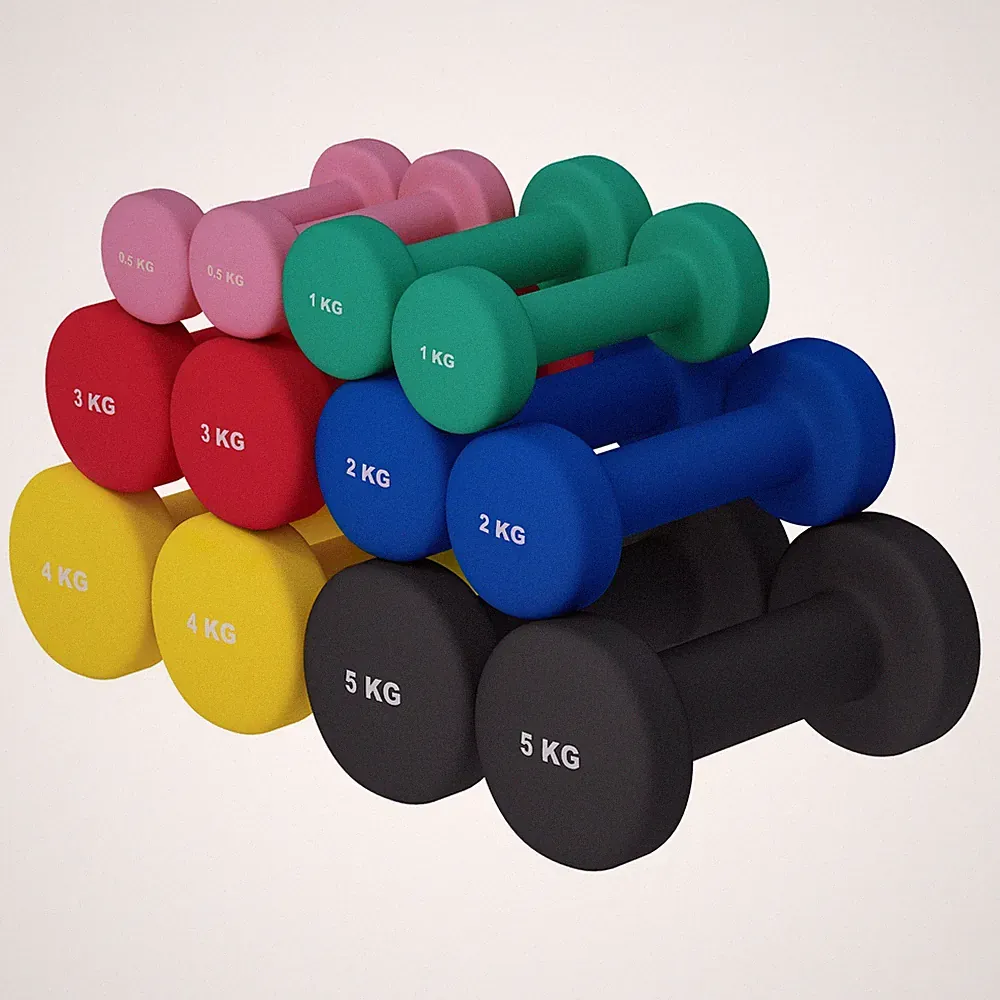 GORILLA SPORTS Kurzhanteln 2x3kg Neopren