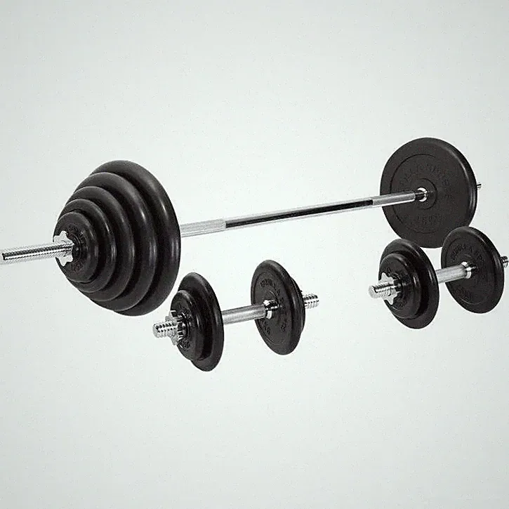 Gorilla Sports Langhantel Set 100 kg