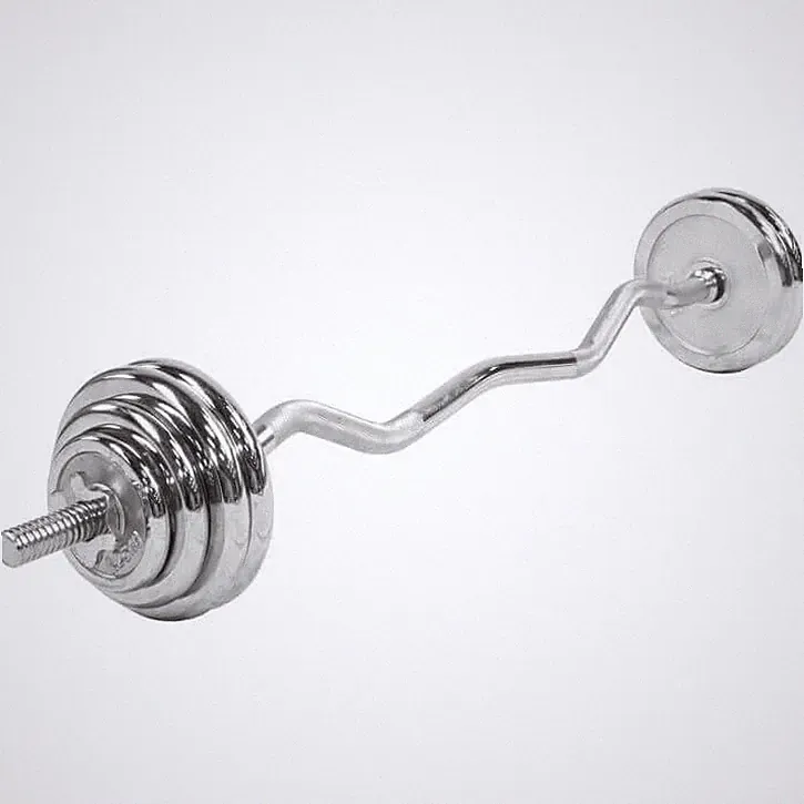 Gorilla Sports SZ-Curlset Chrom 35 kg