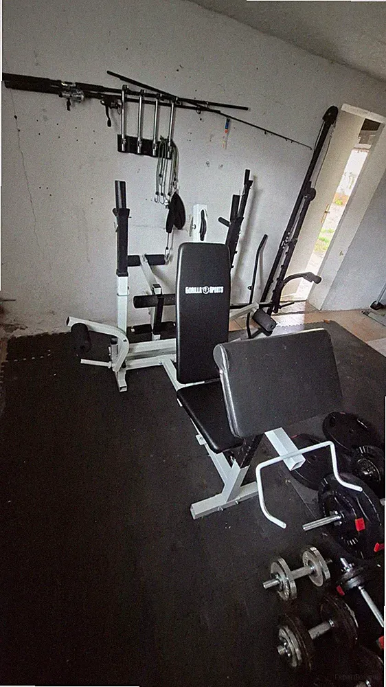 Gorilla Sports verstellbares Kurzhantel-Set mit Hantelscheiben, einstellbar