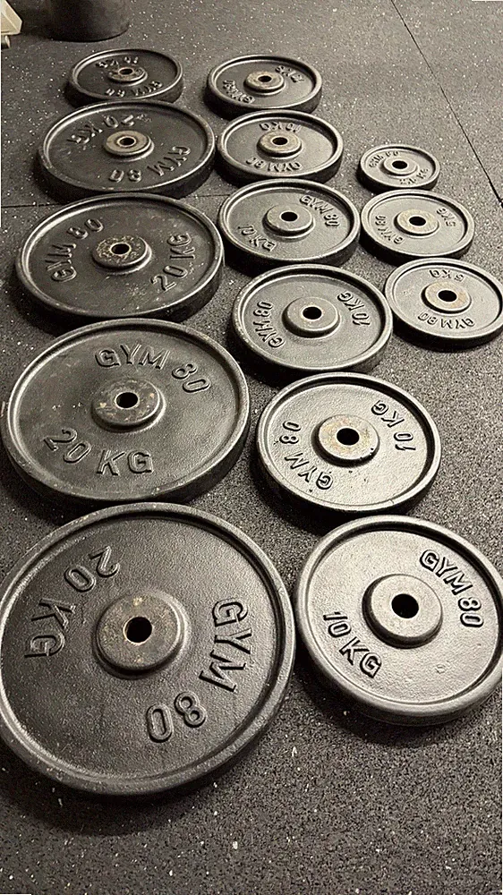 Gym 80 Hantelscheiben Set 162,5 kg