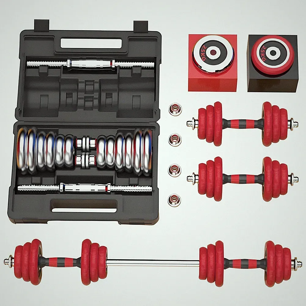 Hakeno 3-in-1 Hantelset 20 kg verstellbar