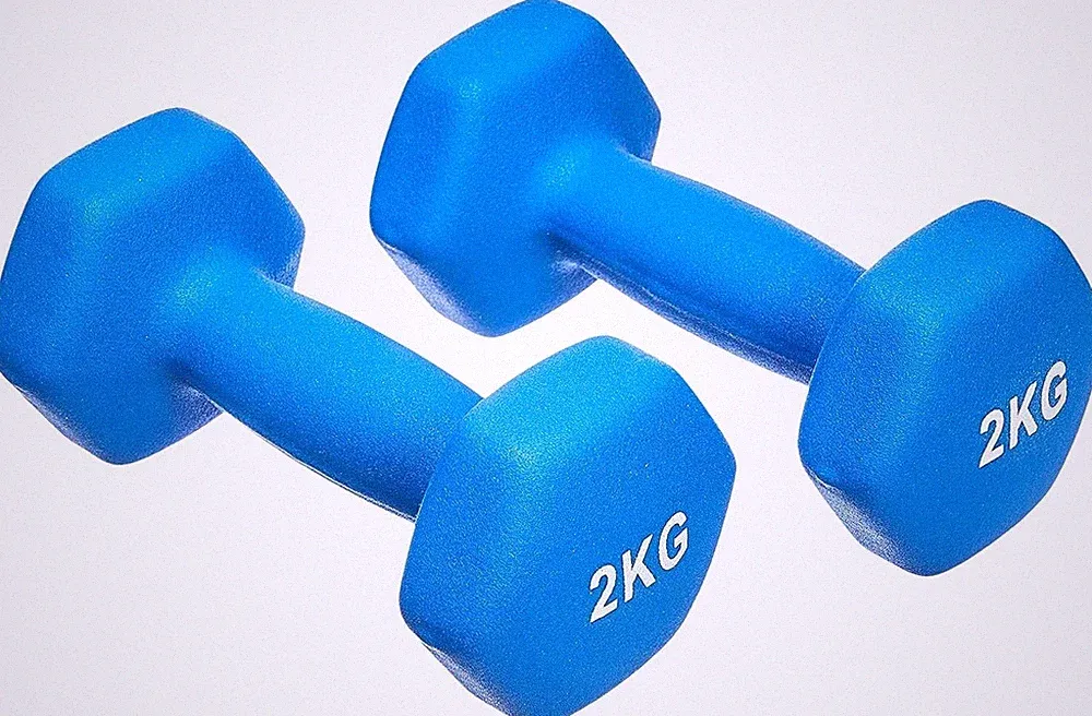 Handgewichte Neopren Hantel Paar, 1kg-5kg (2er Set), rosa, blau, orange, grau