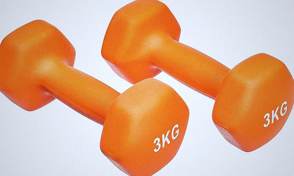 Handgewichte Neopren Hantel Paar, 1kg-5kg (2er Set), rosa, blau, orange, grau