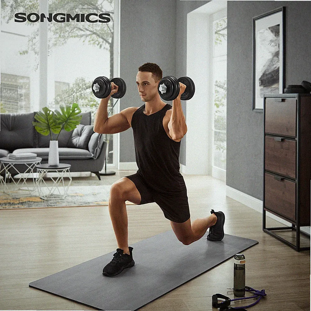 Hanteln Hantelset aus Gusseisen verstellbar Fitnesstraining Gewichtheben SYL30T