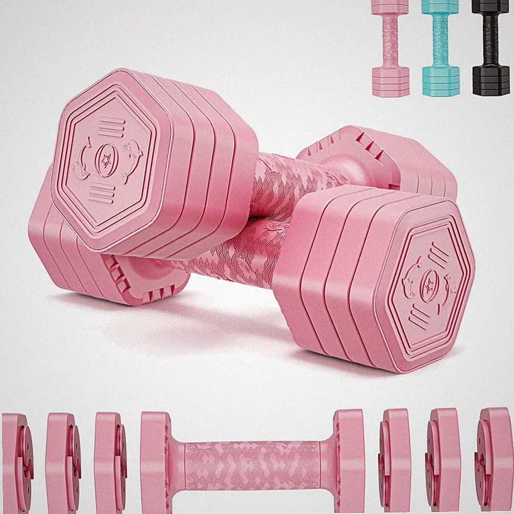 Hanteln Set 2,5kg 5kg 7,5kg verstellbar Fitness Kurzhanteln Damen Herren