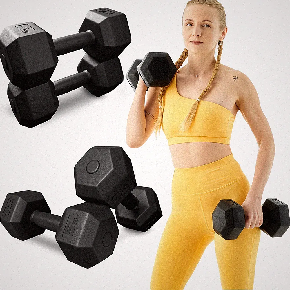 Hanteln Set Kurzhanteln 2er Set 10 kg (2x5 kg) Hanteln Dumbbell Set TREX SPORT