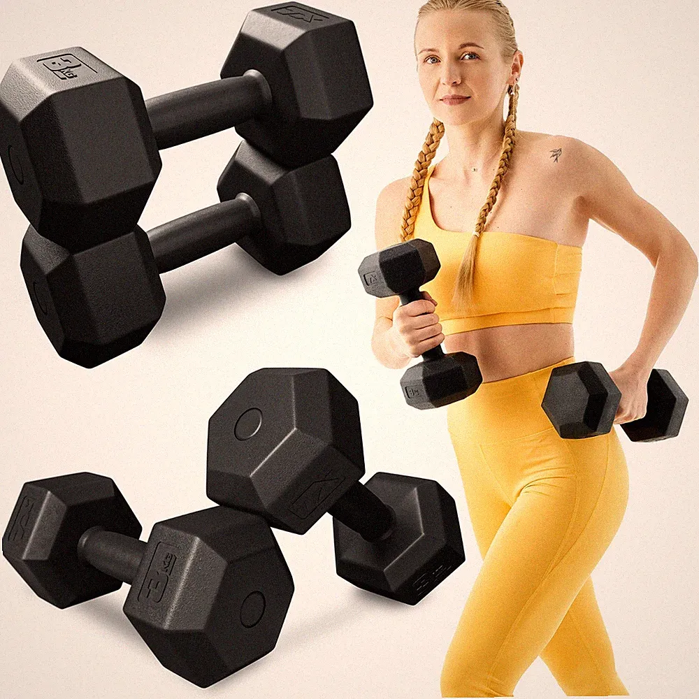 Hanteln Set Kurzhanteln 2er Set 6kg (2x3 kg) Hanteln Dumbbell Set TREX SPORT