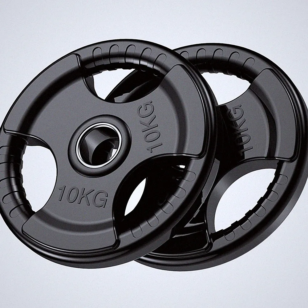 Hantelscheiben 50mm, Set, 1,25-20kg, Gummi, Fitness, Gewicht, Langhantel