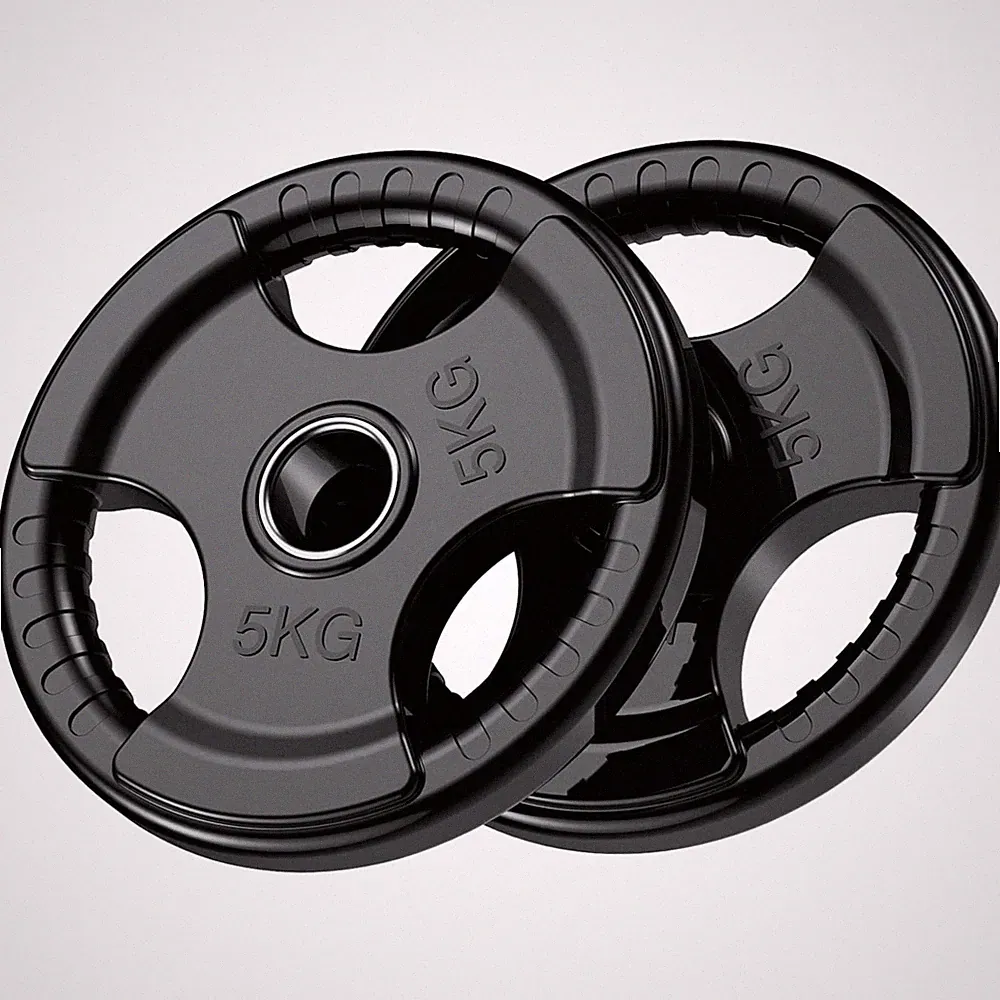 Hantelscheiben Set 50mm Ø 5kg Gummi Stahl