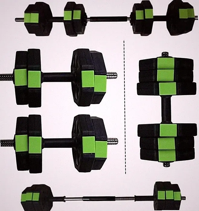 Hantelset 2-in-1 Verstellbar 15KG