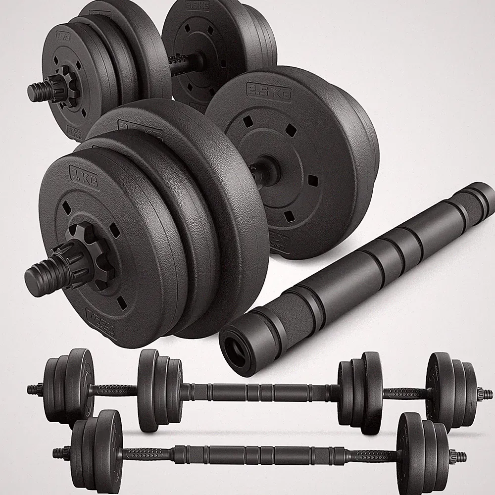 Hantelset Kurzhanteln 2er Set & Langhantel 20 kg