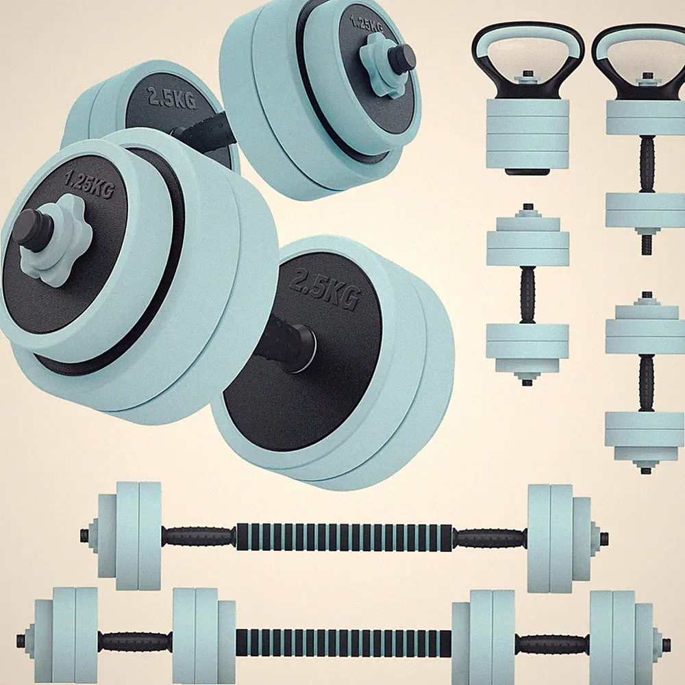 Hantelset Verstellbar 20kg Fünf in Eins Krafttraining Set