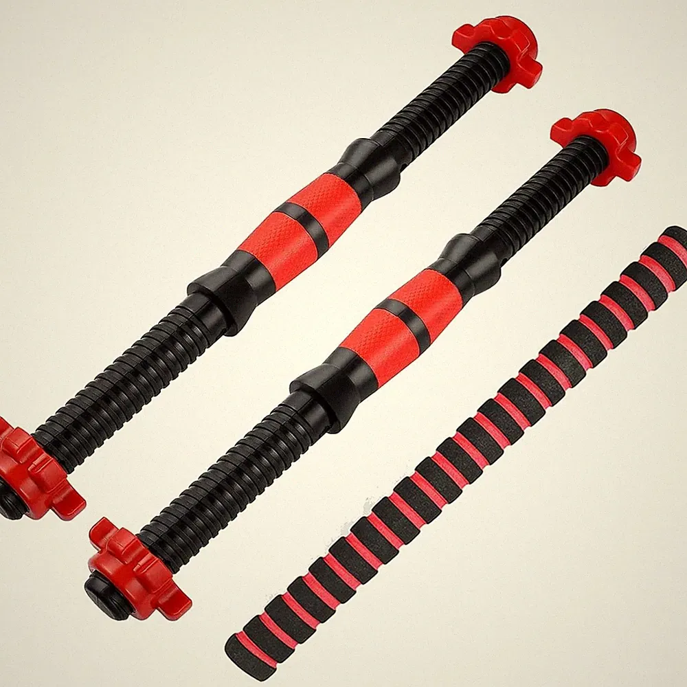 Hantelstangen Kurzhantelstange Set 3er 35cm Rutschfest Gewichte Fitness