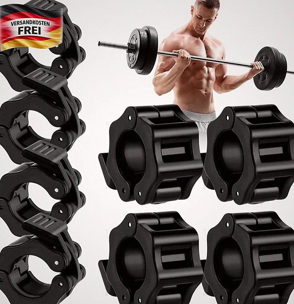 Hantelverschlüsse Schnellverschluss für Gewichtheben und Krafttraining 30mm