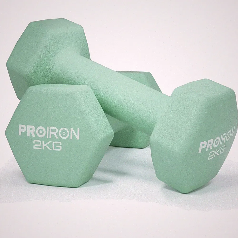 Hex Neopren Hanteln Set 2x 1-10kg Anti-Rutsch Kurzhanteln für Fitness