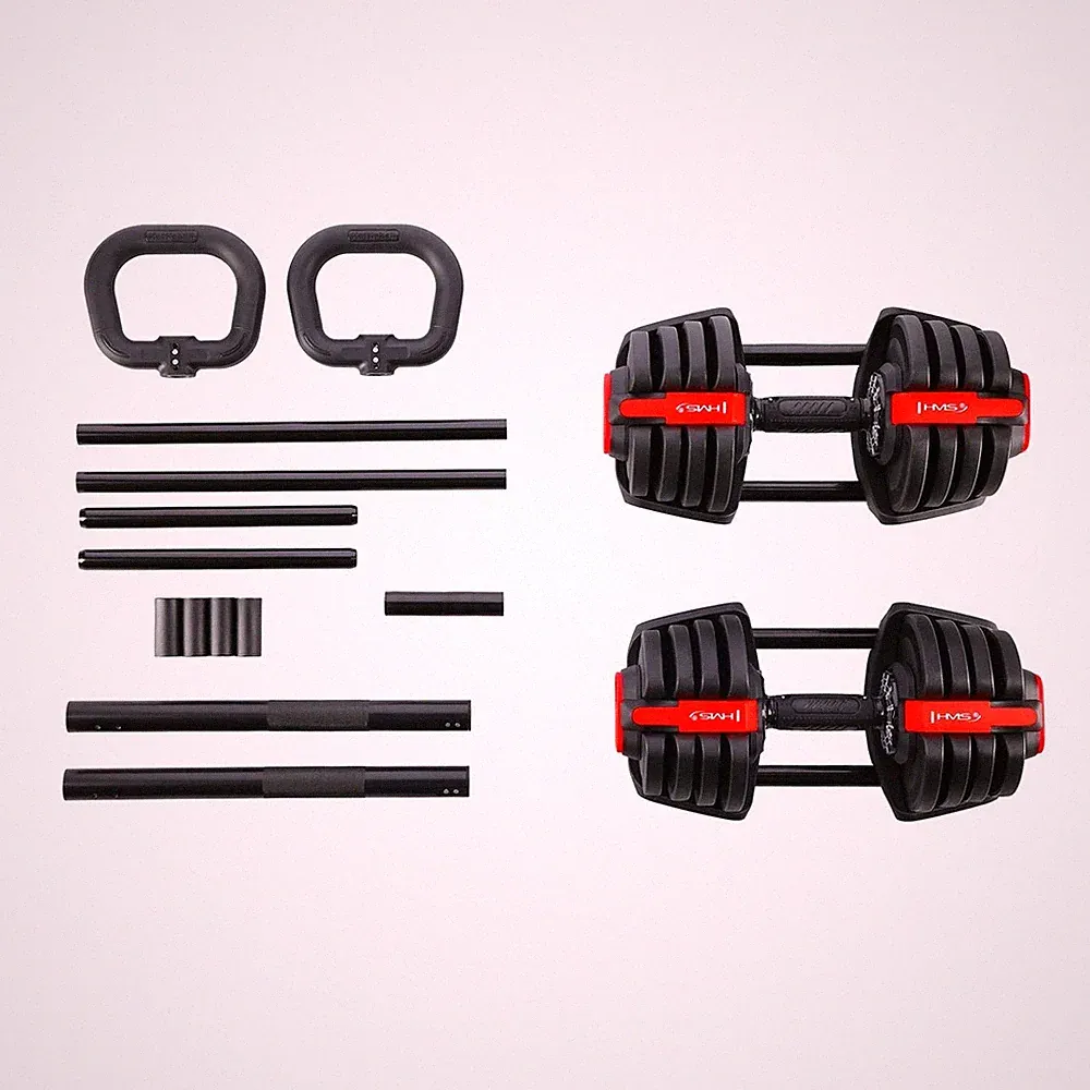 HMS SGR18 PRO SET 3-in-1 41kg Langhantelset