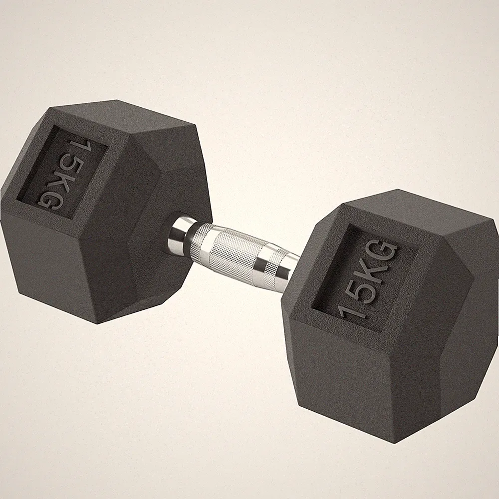 Homcom 15 kg Hexagon Kurzhantel