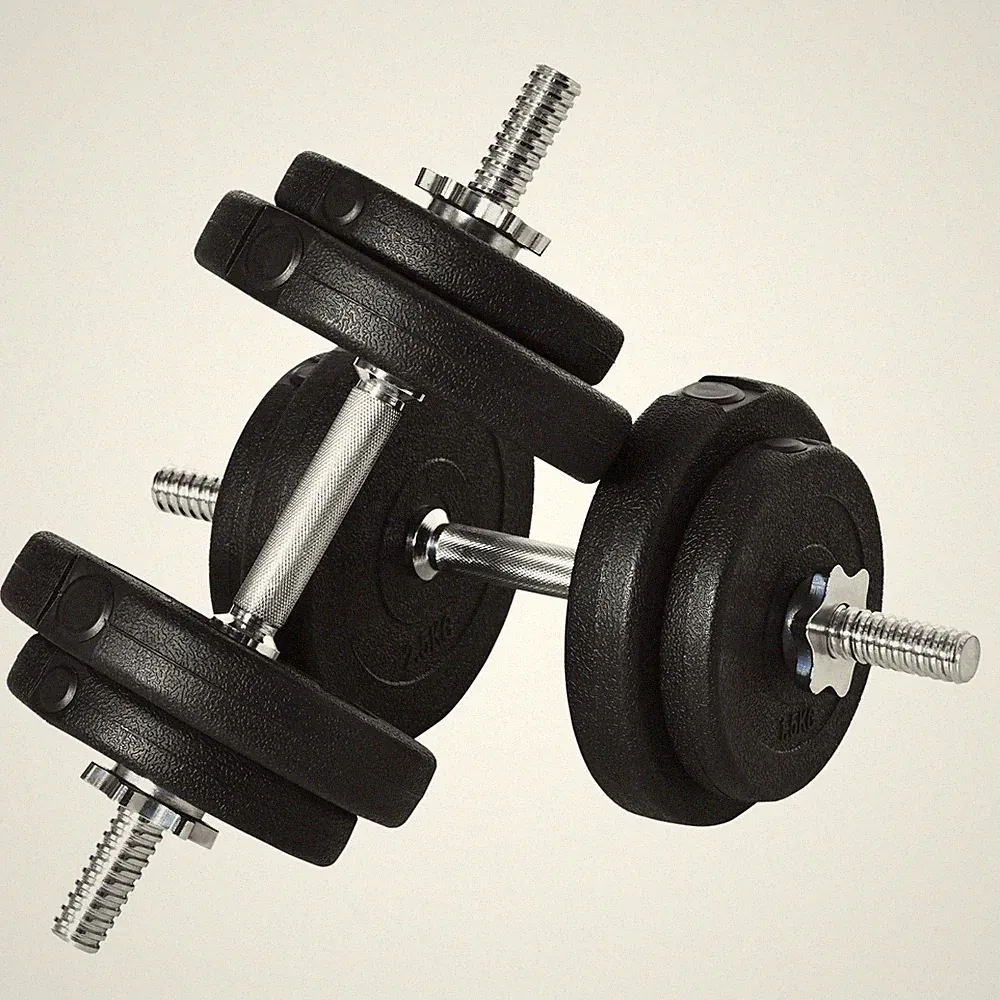 HOMCOM 20KG verstellbare Hanteln Hantelset Handgewicht für Body Fitness